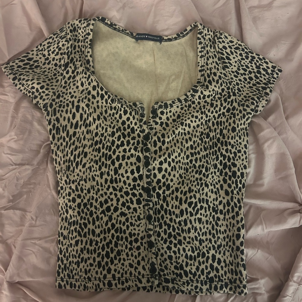 Leopard Print Women's Top